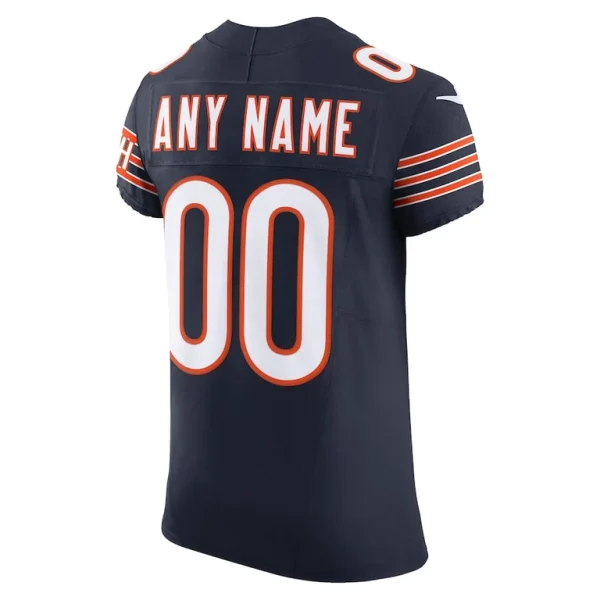 Chicago bears nike vapor f.u.s.e. elite custom jersey Navy 48