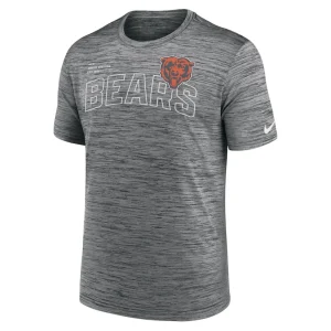 Chicago bears nike velocity arch performance t shirt anthracite Multi M