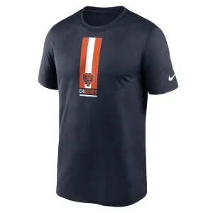 Chicago bears nike vertical split legend performance t shirt Navy M