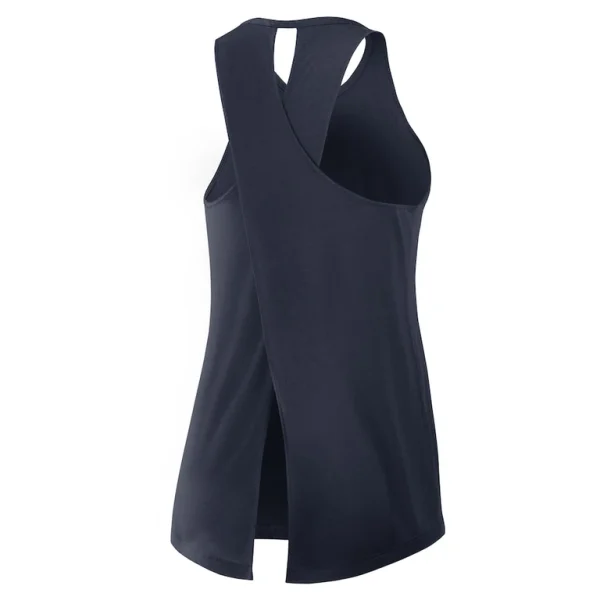 Chicago bears nike womens crossback performance tank top Navy M