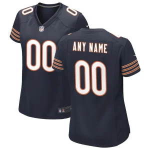 Chicago bears nike womens custom game jersey Navy