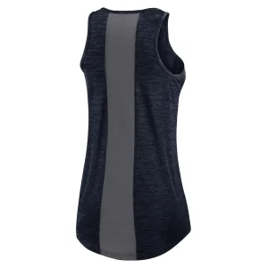 Chicago bears nike womens high neck performance tank top Navy M