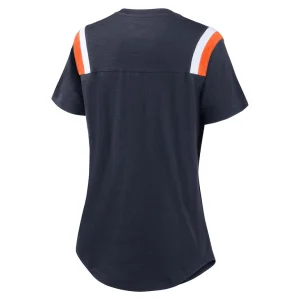 Chicago bears nike womens historic slub fashion t shirt Navy M