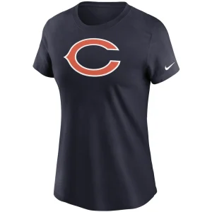 Chicago bears nike womens logo essential t shirt Navy S