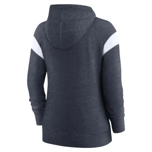 Chicago bears nike womens monaco lightweight full zip hoodie Navywhite M