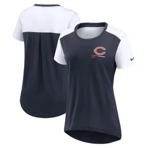 Chicago bears nike womens performance fashion t shirt Navy