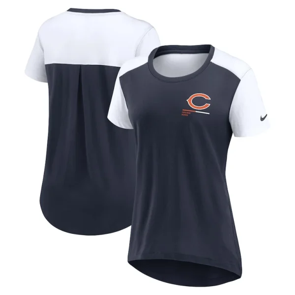 Chicago bears nike womens performance fashion t shirt Navy