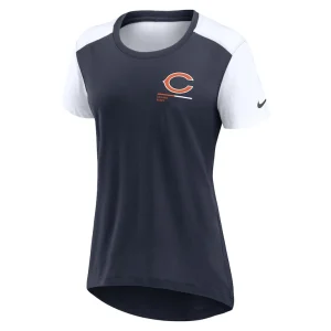 Chicago bears nike womens performance fashion t shirt Navy S