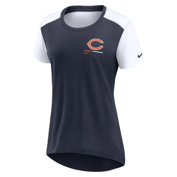 Chicago bears nike womens performance fashion t shirt Navy S
