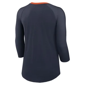 Chicago bears nike womens raglan 34 sleeve t shirt Navy M