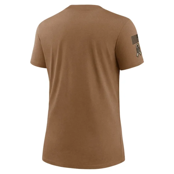 Chicago bears nike womens salute to service legend performance t shirt Brown M