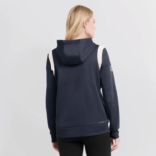 Chicago bears nike womens sideline stack performance pullover hoodie Navy XL