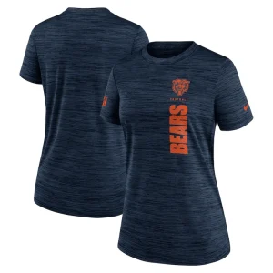 Chicago bears nike womens sideline velocity performance t shirt Navy
