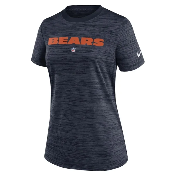 Chicago bears nike womens sideline velocity performance t shirt Navy S