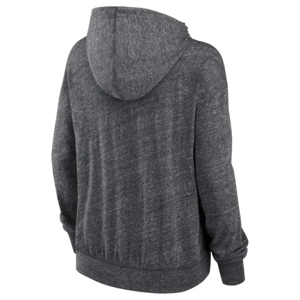 Chicago bears nike womens team spirit gym vintage lightweight hoodie top Heather charcoal M