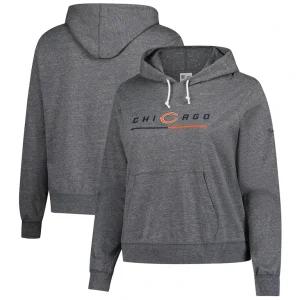 Chicago bears nike womens vintage pullover hoodie Heather charcoal