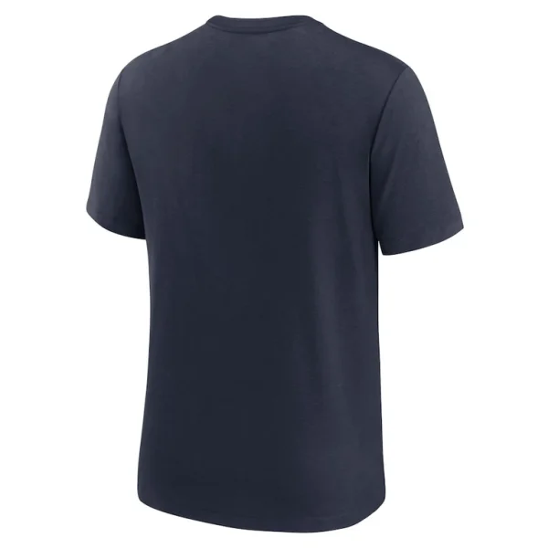 Chicago bears nike wordmark logo tri blend t shirt Navy L