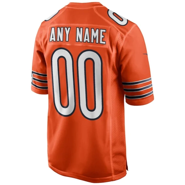 Chicago bears nike youth alternate custom game jersey Orange Yth L