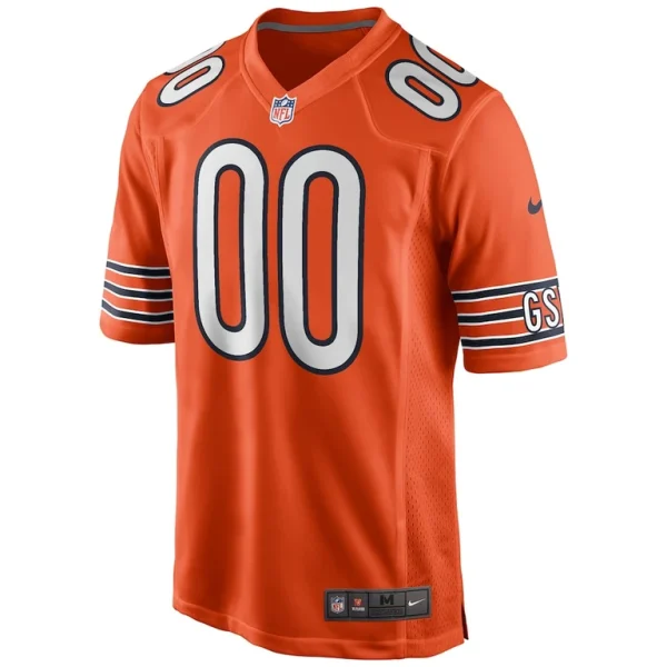 Chicago bears nike youth alternate custom game jersey Orange Yth M