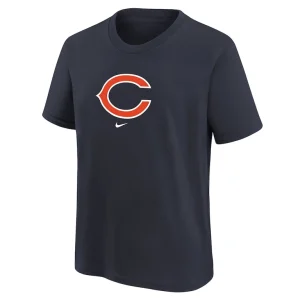 Chicago bears nike youth logo t shirt Navy Yth M