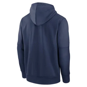 Chicago cubs nike authentic collection city connect practice performance pullover hoodie Navy L