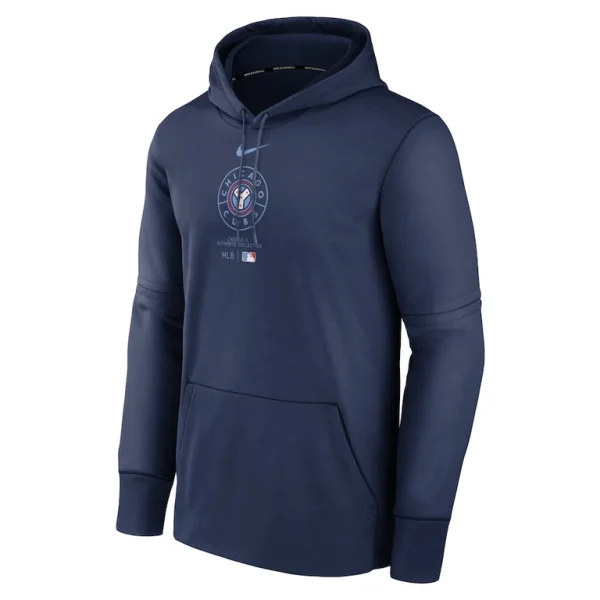 Chicago cubs nike authentic collection city connect practice performance pullover hoodie Navy M