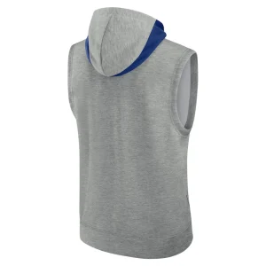 Chicago cubs nike authentic collection early work performance sleeveless pullover hoodie Heather gray L