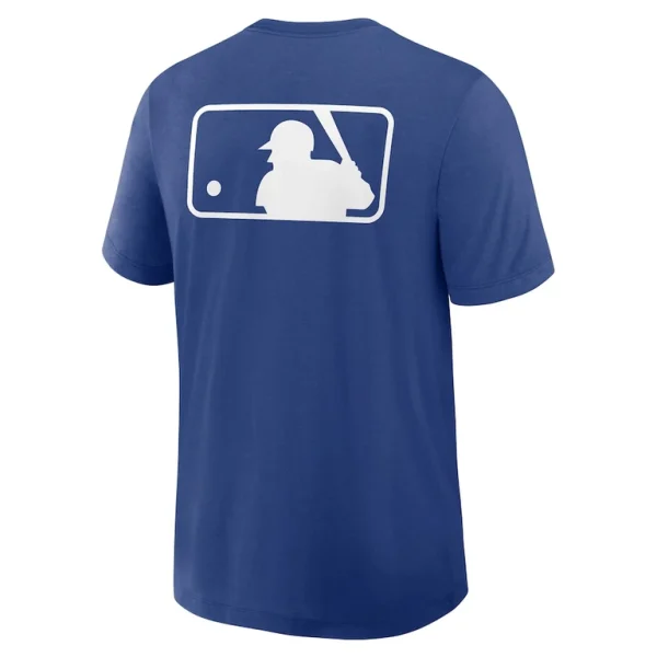 Chicago cubs nike authentic collection early work tri blend performance t shirt Royal L