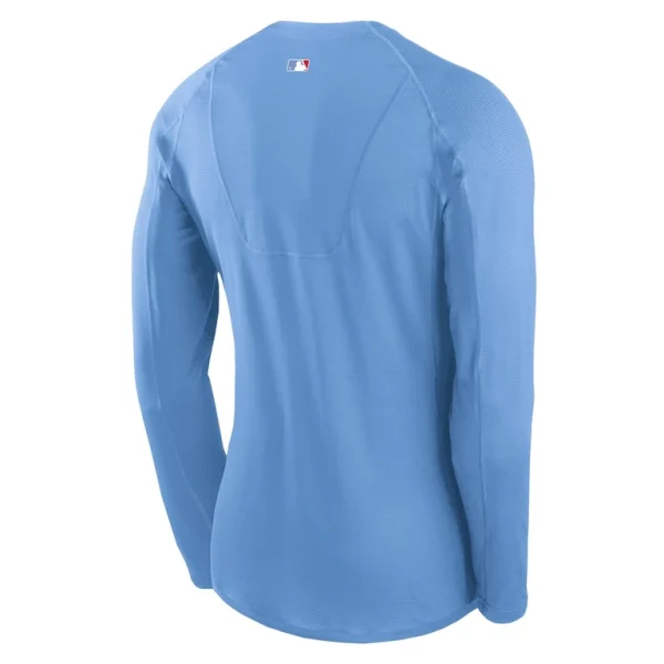 Chicago cubs nike city connect base layer raglan long sleeve performance t shirt Blue L