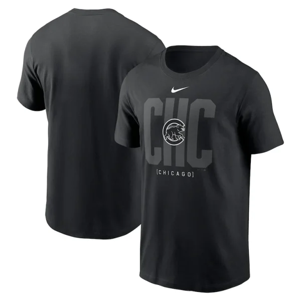 Chicago cubs nike fashion local t shirt Black
