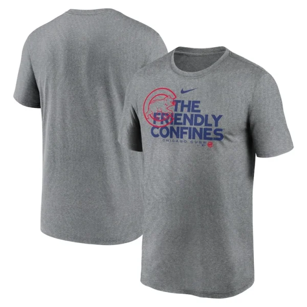 Chicago cubs nike local rep legend performance t shirt Heathered charcoal
