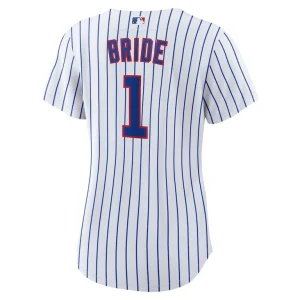 Chicago cubs nike womens 1 bride home replica jersey White L