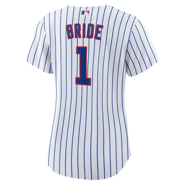 Chicago cubs nike womens 1 bride home replica jersey White L