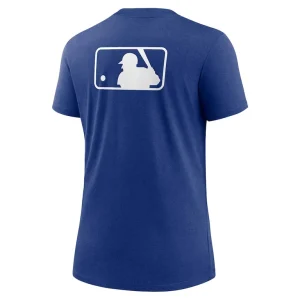 Chicago cubs nike womens authentic collection early work tri blend t shirt Royal M