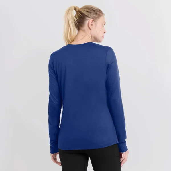 Chicago cubs nike womens authentic collection legend performance long sleeve t shirt Royal XL