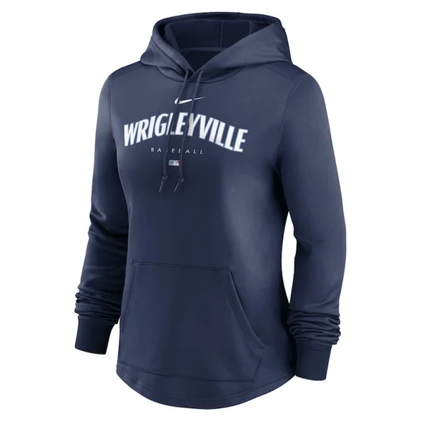 Chicago cubs nike womens city connect pregame performance pullover hoodie Navy S