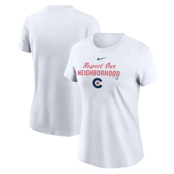 Chicago cubs nike womens city connect t shirt White