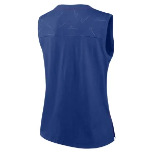 Chicago cubs nike womens muscle play tank top Royal M