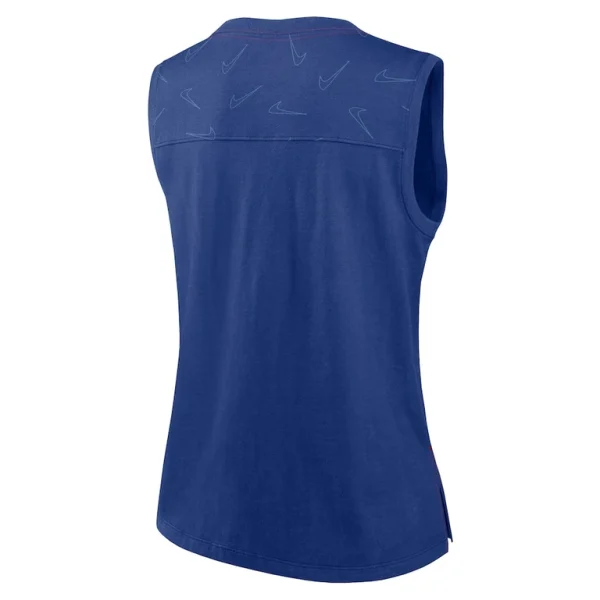 Chicago cubs nike womens muscle play tank top Royal M