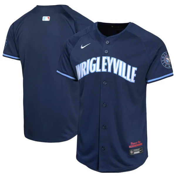 Chicago cubs nike youth city connect limited jersey Navy