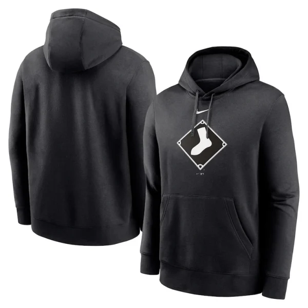 Chicago white sox nike alternate logo club pullover hoodie Black