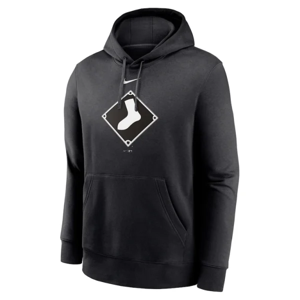 Chicago white sox nike alternate logo club pullover hoodie Black M
