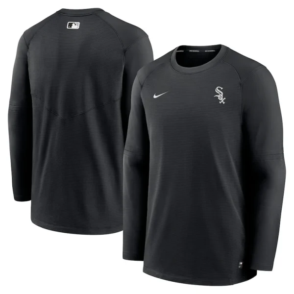 Chicago white sox nike authentic collection logo performance long sleeve t shirt Black