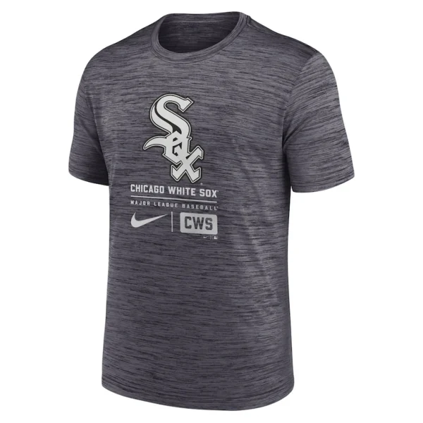 Chicago white sox nike large logo velocity t shirt Black S