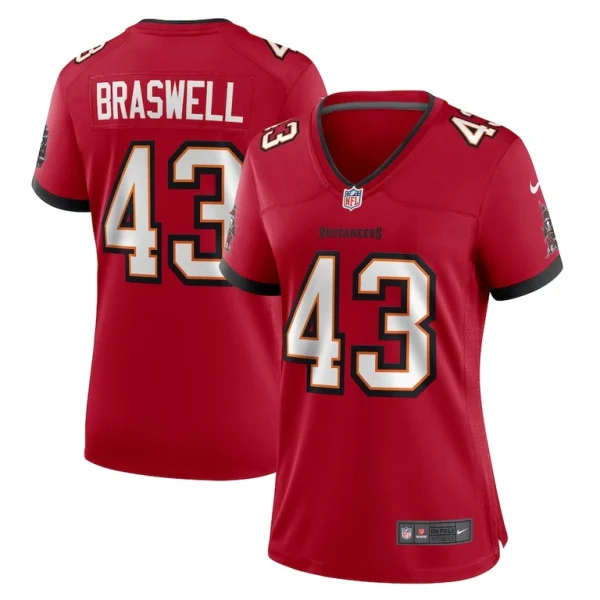 Chris braswell tampa bay buccaneers nike womens game jersey Red