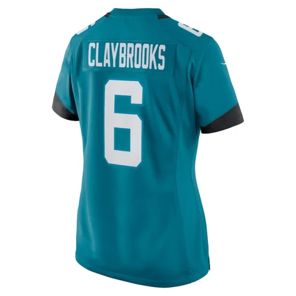 Chris claybrooks jacksonville jaguars nike womens game player jersey Teal L