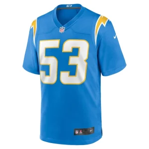Chris collins los angeles chargers nike team game jersey Powder blue M