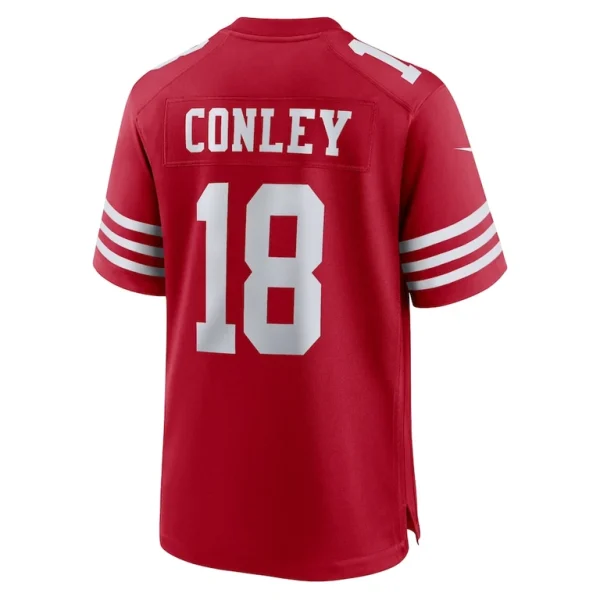 Chris conley san francisco 49ers nike game jersey Scarlet L