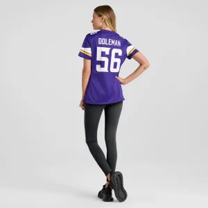 Chris doleman minnesota vikings nike womens game retired player jersey Purple 2XL