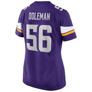 Chris doleman minnesota vikings nike womens game retired player jersey Purple L